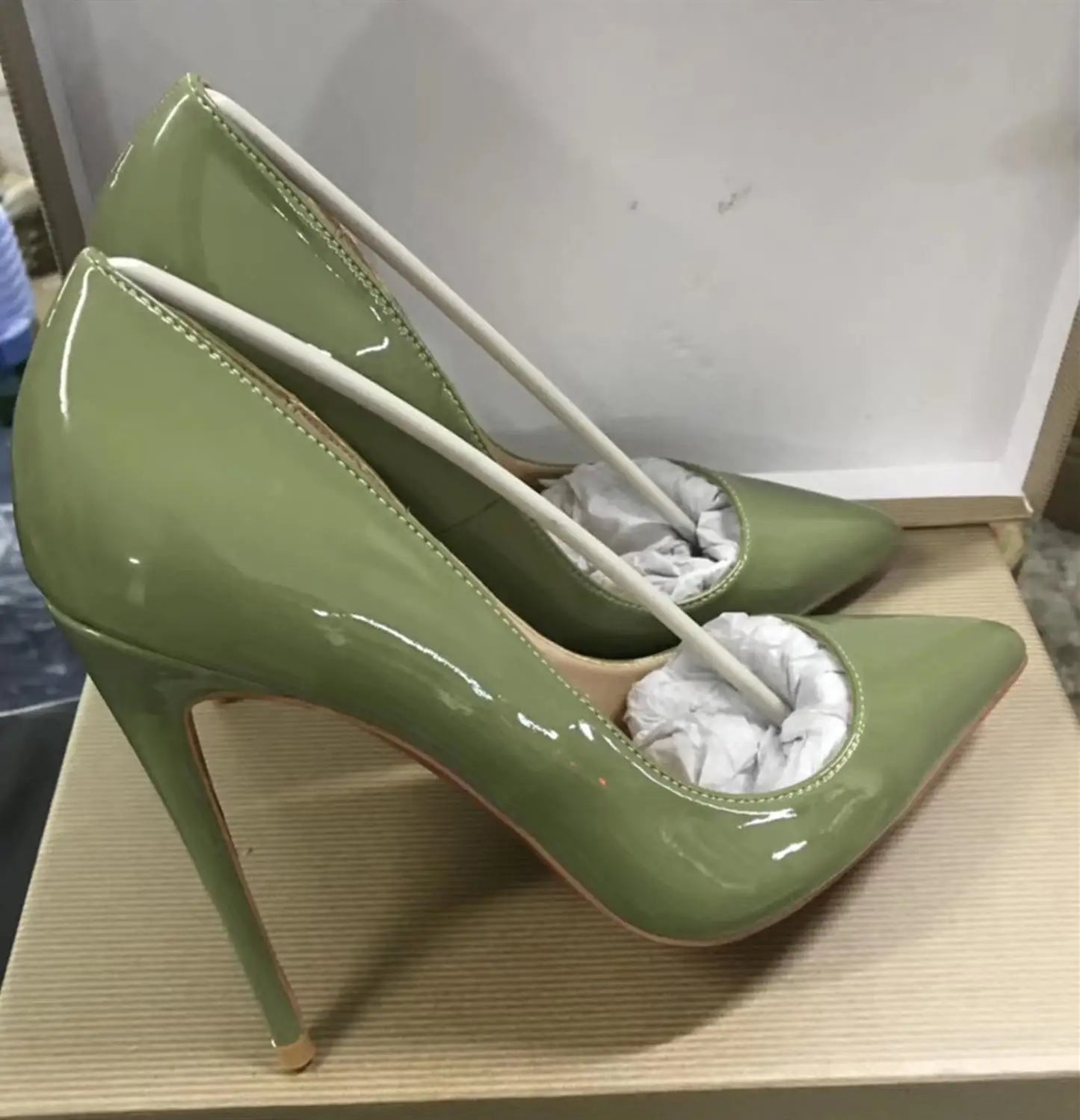 So Nice Kate Heels 12cm/10cm Black Patent Leather Shoe Pigalle Fashion Wedding Bridal Pumps