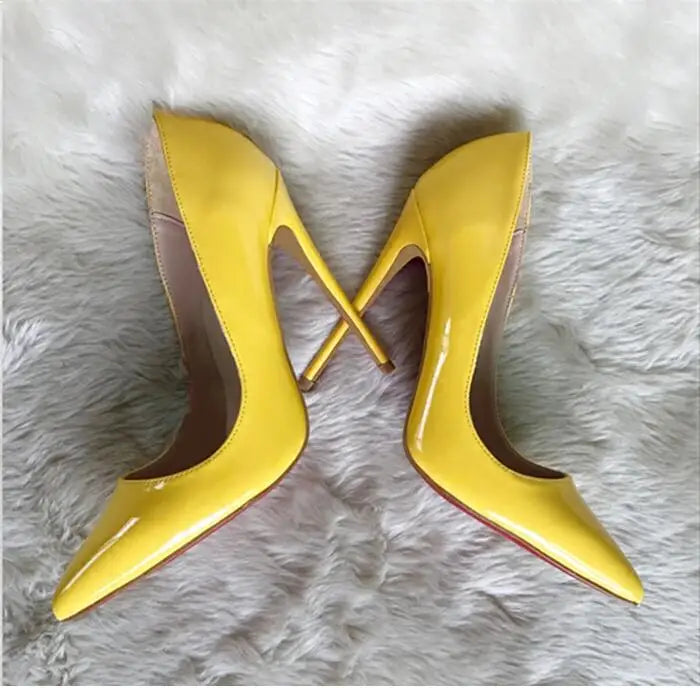 So Nice Kate Heels 12cm/10cm Black Patent Leather Shoe Pigalle Fashion Wedding Bridal Pumps